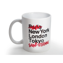 Mug " New York - London - Saint etienne"