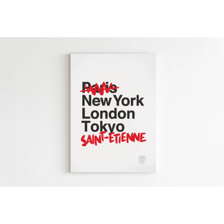 Affiche "New York - London - Tokyo"