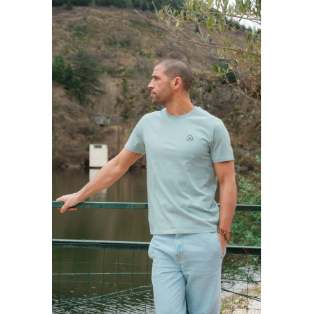 Tee-shirt classique sauge clair