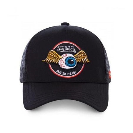 Casquette Vondutch Noire Trucker Snapback RAG