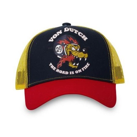 Casquette Enfant Vondutch Rouge Trucker Snapback WOLF