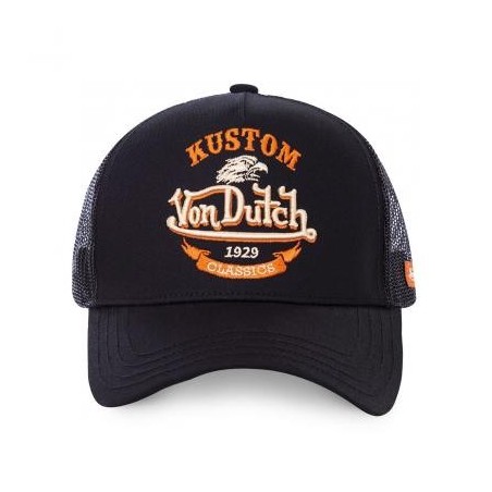 Casquette Vondutch Noire Trucker Snapback EAGLE