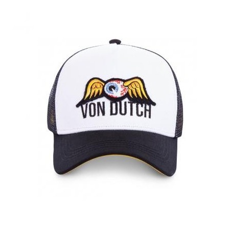 Casquette Vondutch Noire Trucker Snapback FLYING EYE