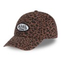 Casquette Vondutch Marron Dad cap Strapback / Boucle LÉOPARD