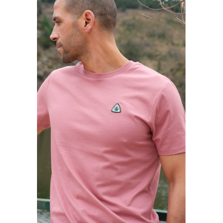 Tee-shirt classique vieux rose
