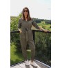 Combinaison femme kaki